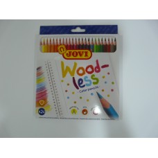 Jovi Wood-less Colour Pencils x 24